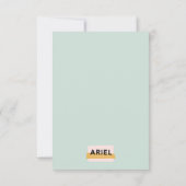 Happy Moederdag Daisy Kaart (Achterkant)