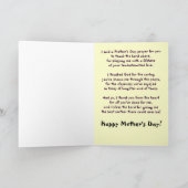 Happy Moederdag & de kleine, rode birdie - kaart (Binnen)