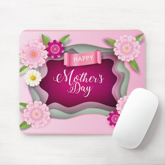 Happy Moederdag Decoration Muismat (Met muis)