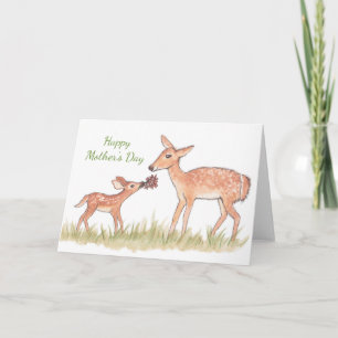 Happy Moederdag Deer Kaart