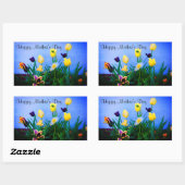 Happy Moederdag Diverse Tulips #2 Stickers (Vel)