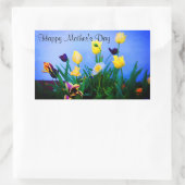 Happy Moederdag Diverse Tulips #2 Stickers (Tas)