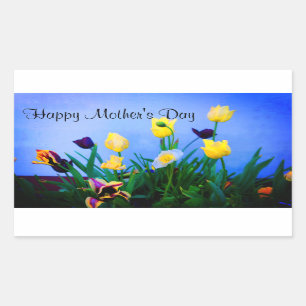 Happy Moederdag Diverse Tulips #2 Stickers