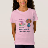HAPPY MOEDERDAG dochter roze T-shirt (Voorkant)