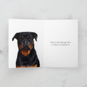 Happy Moederdag Dog mama Rottweiler Kaart (Binnen)