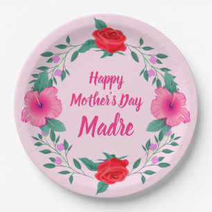 Happy Moederdag Edit Name Italy Madre Papieren Bordje