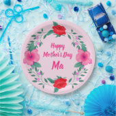 Happy Moederdag Edit Name Ma Papieren Bordje (Feest)