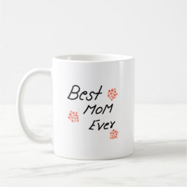 Happy moederdag Eenvoudig handgeschreven gepersona Koffiemok