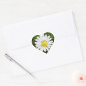 Happy Moederdag Elegant Daisy Flower Floral Hart Sticker (Envelop)