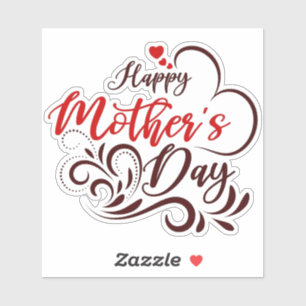 Happy Moederdag Elegant Design-23331 Sticker