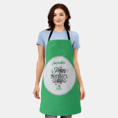 Happy Moederdag Elegant Frogs gepersonaliseerd Schort (Gedragen)