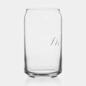 Happy Moederdag Elegant Script Typografie Blikvorm Glas (Rechts)