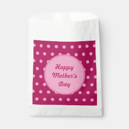 Happy Moederdag Favor Bags (Magenta & Pink) Bedankzakje