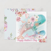 Happy Moederdag-feestdag Feestdagenkaart (Voorkant / Achterkant)
