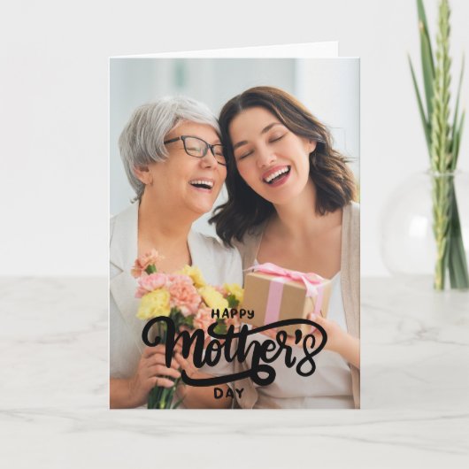 Happy Moederdag Feestdagen Kaart (Voorkant)