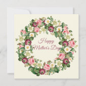 Happy Moederdag Feestdagenkaart (Voorkant)