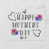 Happy Moederdag Feestdagenkaart (Voorkant)