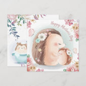 Happy Moederdag Feestdagenkaart (Voorkant / Achterkant)