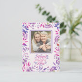 Happy Moederdag Feestdagenkaart (Staand voorkant)