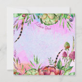 Happy Moederdag Feestdagenkaart (Achterkant)