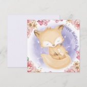 Happy Moederdag Feestdagenkaart (Voorkant / Achterkant)