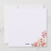 Happy Moederdag Feestdagenkaart (Achterkant)