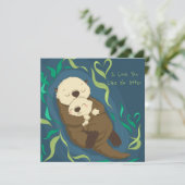 Happy Moederdag Feestdagenkaart (Staand voorkant)