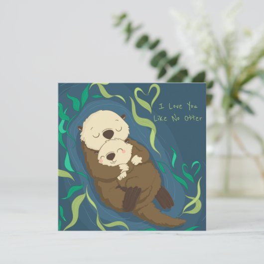 Happy Moederdag Feestdagenkaart (Staand voorkant)