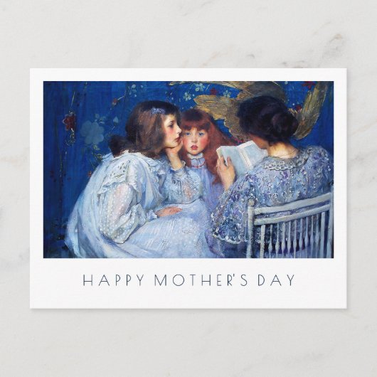 Happy Moederdag Fine Art Briefkaart (Voorkant)