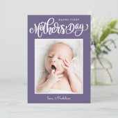 HAPPY MOEDERDAG First Moederdag Add Photo (Staand voorkant)