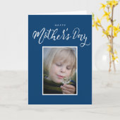 HAPPY MOEDERDAG First Moederdag Add Photo Ca Kaart (Gele Bloem)