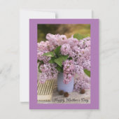 Happy Moederdag Flat Wenskaart (Voorkant)