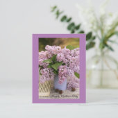 Happy Moederdag Flat Wenskaart (Staand voorkant)