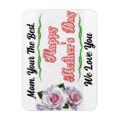 Happy Moederdag Flexible Magnet Magneet (Verticaal)