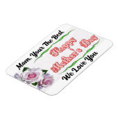 Happy Moederdag Flexible Magnet Magneet (Linkerzijde)