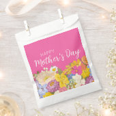Happy Moederdag Floral Blooms Bedankzakje (Geknipt)