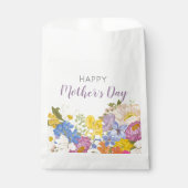 Happy Moederdag Floral Blooms Bedankzakje (Voorkant)