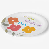 Happy Moederdag Floral Blooms Paper Bord (Gekanteld)