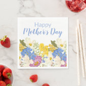 Happy Moederdag Floral Blooms Servet (Insitu)