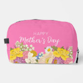 Happy Moederdag Floral Blooms Toilettasje (Voorkant)