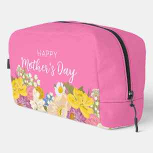 Happy Moederdag Floral Blooms Toilettasje