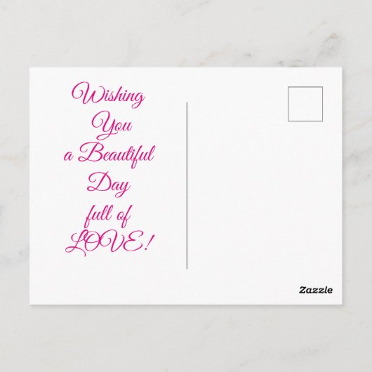 Happy Moederdag Floral Briefkaart (Achterkant)