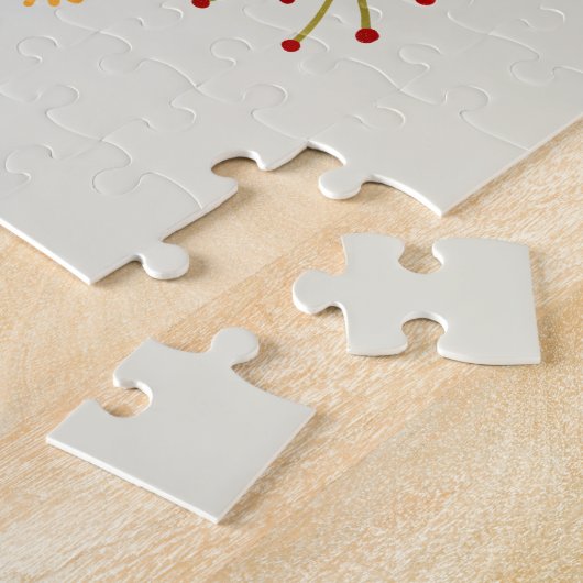 Happy moederdag floral legpuzzel (Zijkant)