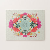 Happy moederdag floral legpuzzel (Horizontaal)