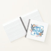 Happy Moederdag Floral Lijst | Laptop Notitieboek (Binnen)