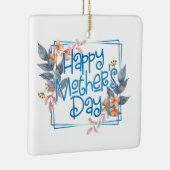 Happy Moederdag Floral Lijst | ORNAMENT (Rechts)