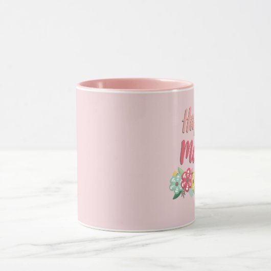 Happy Moederdag Floral Mok (Midden)