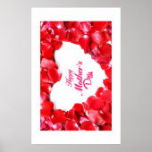 Happy Moederdag floral Poster (Voorkant)