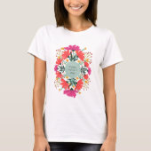 Happy moederdag floral t-shirt (Voorkant)