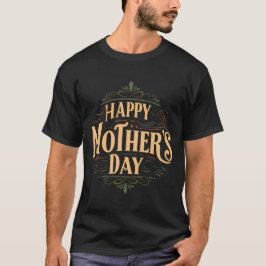 Happy Moederdag Floral T-Shirt – Perfect voor Mu